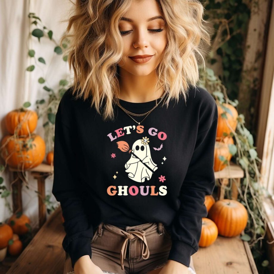 Halloween Sweater „Lets Go Ghouls“