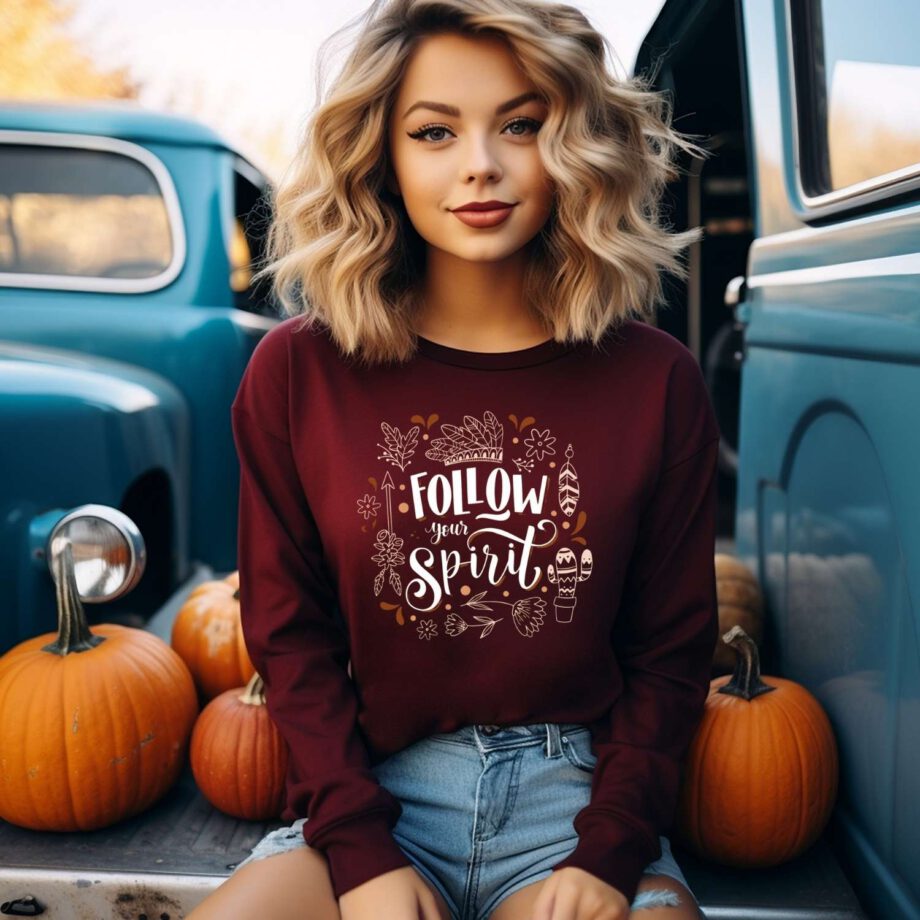 Halloween Sweater „Follow your Spirit“