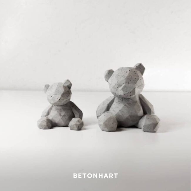 Geometrisches Teddy Set