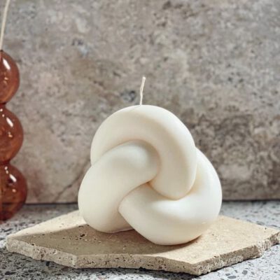 Large Knot Candle "Endorphin"