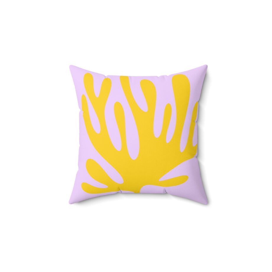 Boho Ibiza Loungekissen – Violet & Yellow Coral