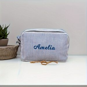 Personalisierte bestickte Kosmetiktasche