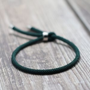 Glücks Armband Nylon-Milano-Seilarmband mit Karabinerverschluss
