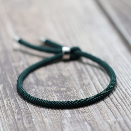 Glücks Armband Nylon-Milano-Seilarmband mit Karabinerverschluss